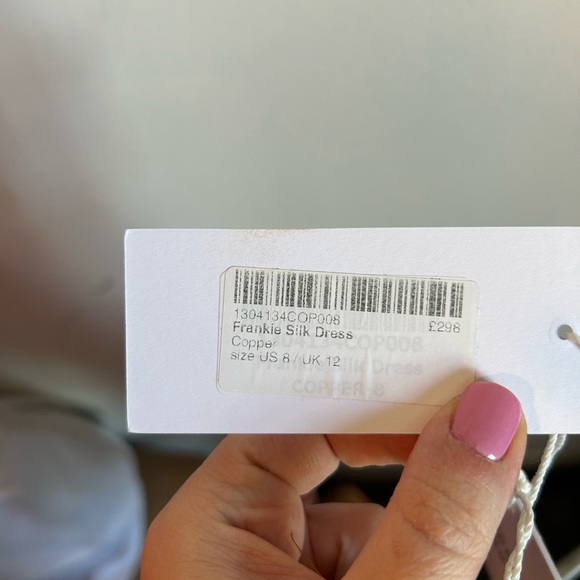 NWT Reformation Frankie Silk Maxi Dress - Picture 11 of 13